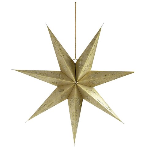 GWIAZDA DEKORACYJNA PAPIEROWA 60CM CHAMPAGNE