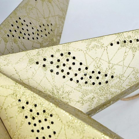 GWIAZDA DEKORACYJNA PAPIEROWA 60CM CHAMPAGNE