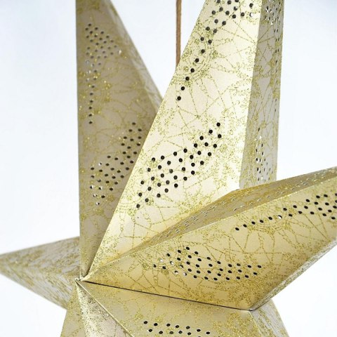 GWIAZDA DEKORACYJNA PAPIEROWA 75CM CHAMPAGNE
