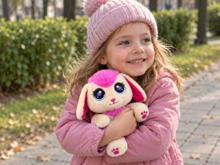 Hasbro Littlest Pet Shop maskotka beżowy KRÓLICZEK 16cm ZA6725