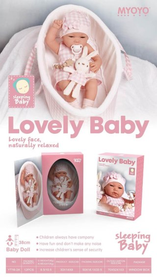 Lalka Bobasek w Różowym Nosidełku