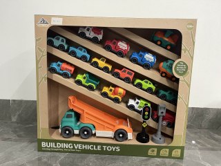 MEGA Zestaw Kolorowych Aut z Lawetą