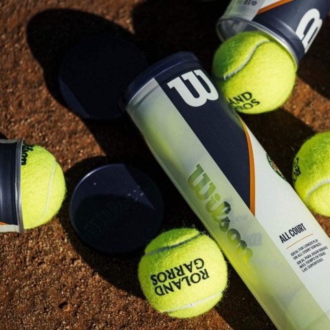 PIŁKA TENIS ZIEMNY WILSON ALL COURT ROLAND GARROS 3SZT ITF