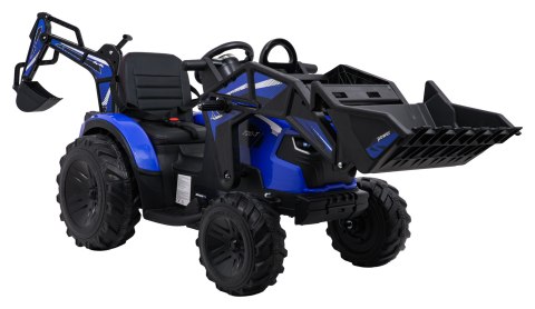 Pojazd Traktor Z Przyczepą 720-T Niebieski