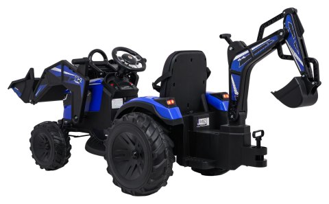 Pojazd Traktor Z Przyczepą 720-T Niebieski
