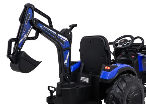 Pojazd Traktor Z Przyczepą 720-T Niebieski