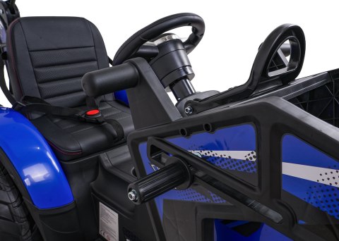 Pojazd Traktor Z Przyczepą 720-T Niebieski