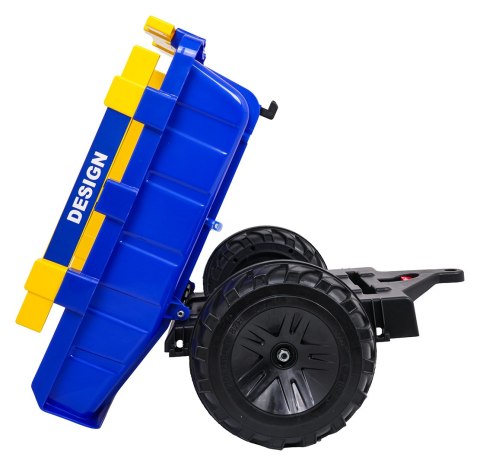 Pojazd Traktor Z Przyczepą 720-T Niebieski