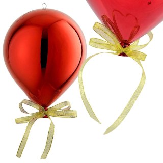 BOMBKA FORMÓWKA PLASTIKOWA BEZPIECZNA BALON 15CM CZERWONA MICA