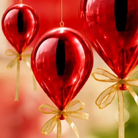 BOMBKA FORMÓWKA PLASTIKOWA BEZPIECZNA BALON 28CM CZERWONA MICA