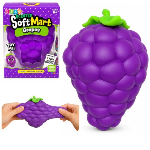 Duży Gniotek Antystresowy Squishy Owoc Winogron Do Ściskania Fioletowe 20cm