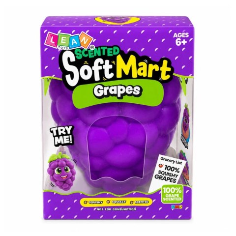 Duży Gniotek Antystresowy Squishy Owoc Winogron Do Ściskania Fioletowe 20cm