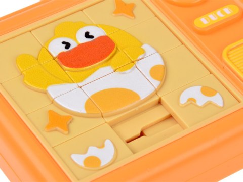 Dwustronna Układanka Sensoryczna KURCZAK Labirynt Puzzle Przesuwne ZA6425