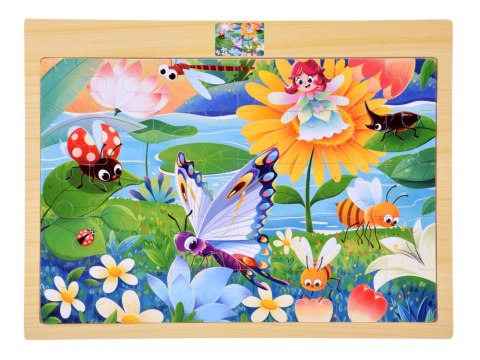 Puzzle drewniane RUSAŁKA i OWADY układanka 40 ele ZA6570