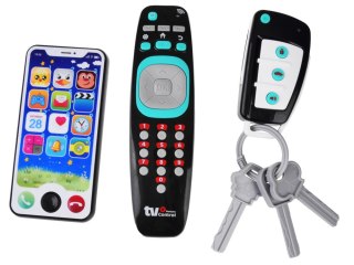 Zestaw interaktywny dla dzieci Telefon Pilot Kluczyki Dźwięk ZA6549