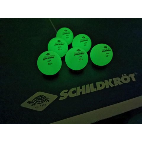 PIŁECZKI DO TENISA STOŁOWEGO GLOW IN THE DARK POLY 40 6SZT DONIC
