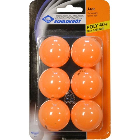 PIŁECZKI DO TENISA STOŁOWEGO JADE POLY 40 POMARAŃCZOWE 6SZT DONIC