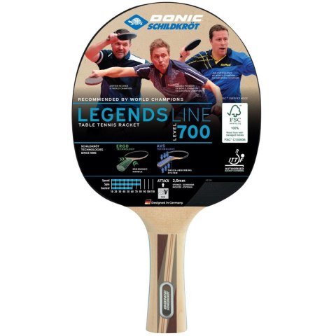 RAKIETKA DO TENISA STOŁOWEGO LEGENDS 700 FSC DONIC