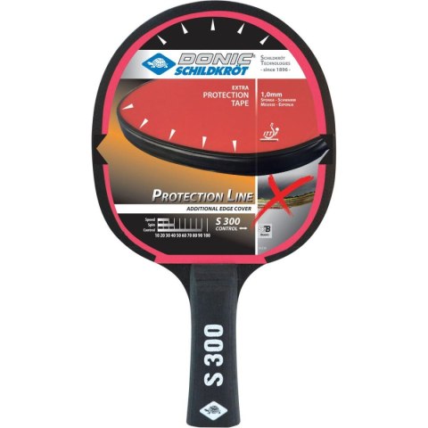 RAKIETKA DO TENISA STOŁOWEGO PROTECTION LINE S300 DONIC