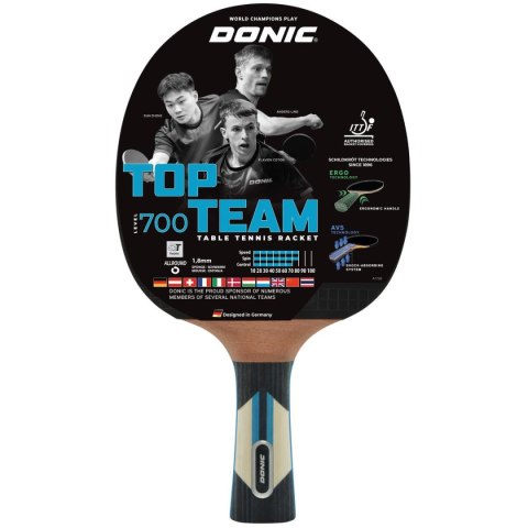 RAKIETKA DO TENISA STOŁOWEGO TOP TEAM 700 DONIC