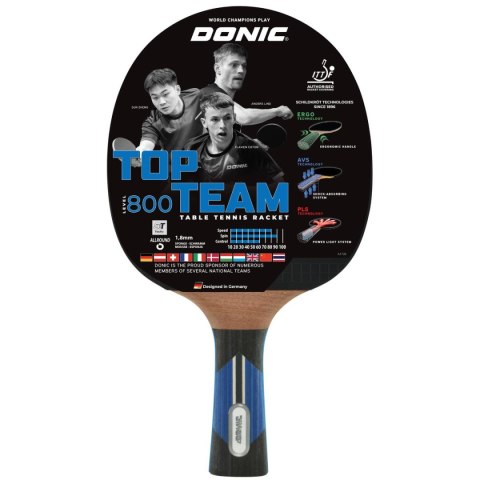 RAKIETKA DO TENISA STOŁOWEGO TOP TEAM 800 DONIC