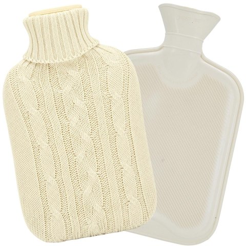 TERMOFOR GUMOWY W SWETERKU 1,75L BEŻOWY