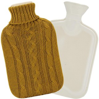 TERMOFOR GUMOWY W SWETERKU 1,75L BRĄZOWY