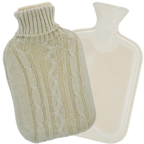 TERMOFOR GUMOWY W SWETERKU 1,75L SZARY
