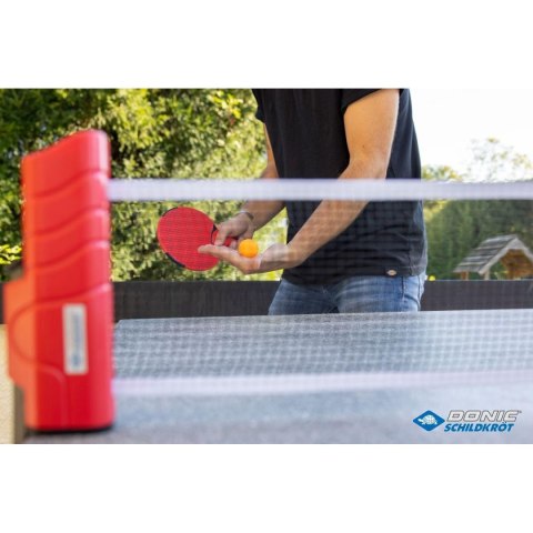 ZESTAW DO TENISA STOŁOWEGO OUTDOOR WEATHERPROOF 2 RAKIETKI 3 PIŁECZKI DONIC