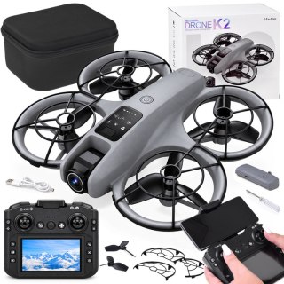 Dron z kamerą - zdalnie sterowany Quadrocopter + pilot z ekranem LCD RC0775