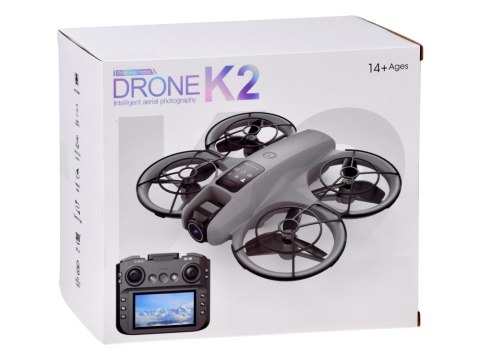 Dron z kamerą - zdalnie sterowany Quadrocopter + pilot z ekranem LCD RC0775