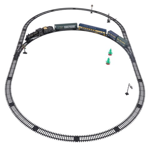 Kolejka z Wagonami Tor 170x101cm