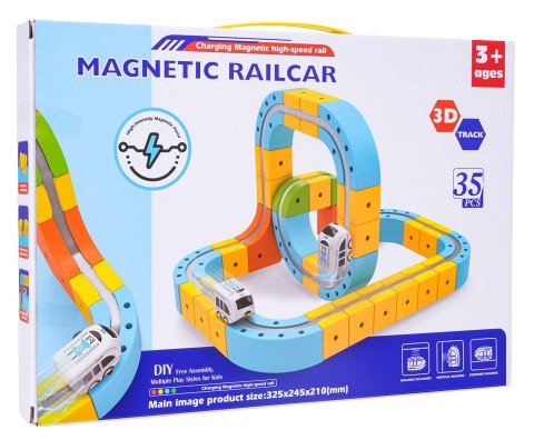 Kolorowy Tor Magnetyczny 35el.