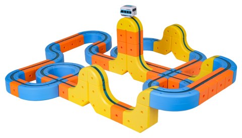 Magnetyczna Kolorowa Kolejka 180el.