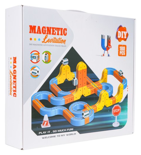 Magnetyczna Kolorowa Kolejka 180el.