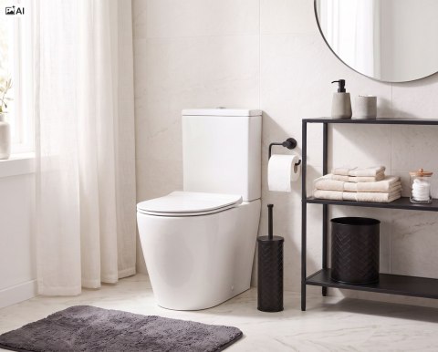 Szczotka toaletowa do WC czarna CARLOS