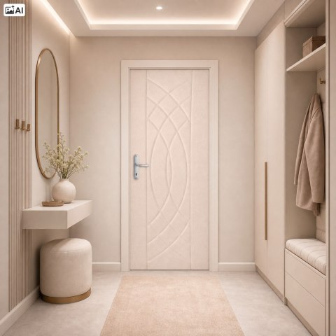 Tapicerka drzwiowa Elle 12 Beż 95 cm
