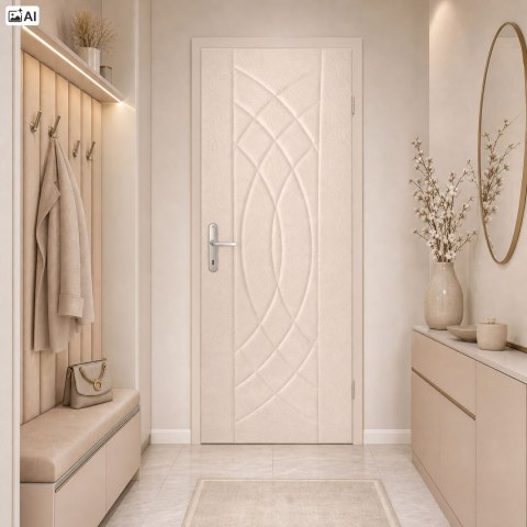 Tapicerka drzwiowa Elle 12 Beż 95 cm