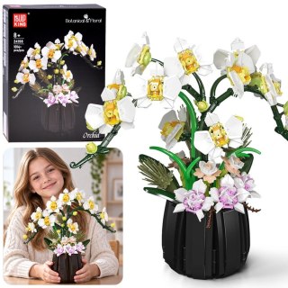 Klocki konstrukcyjne STORCZYK W DONICZCE - Kwiaty orchidea 1014+ele ZA6378