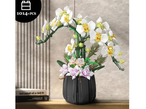 Klocki konstrukcyjne STORCZYK W DONICZCE - Kwiaty orchidea 1014+ele ZA6378