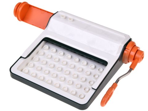 Maszyna z pieczątkami do drukowania i wytłaczania 2w1 - nauka liter ZA6463