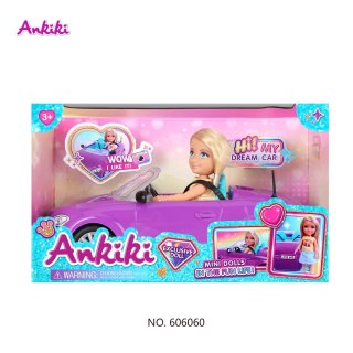 Lalka Ankiki i Auto + Akcesoria