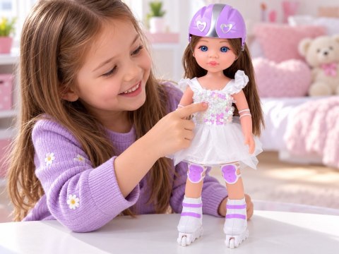 Lalka interaktywna na rolkach 35 cm tańcząca gra melodie ZA6362