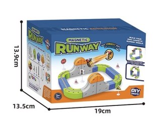 Magnetyczny Kolorowy Tor 55el.