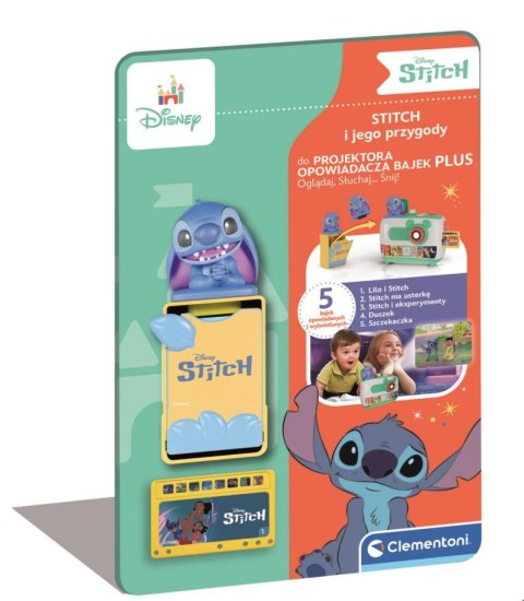 Bajki Do Projektora DISNEY PLUS Stitch Język Polski Clementoni 50458