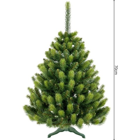 CHOINKA SZTUCZNA ŚWIERK KACPER Z GAŁĄZKAMI PE 70CM