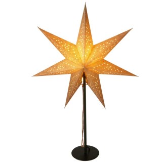 LAMPKA STOJĄCA GWIAZDA DEKORACYJNA 65CM E 14 CHAMPAGNE