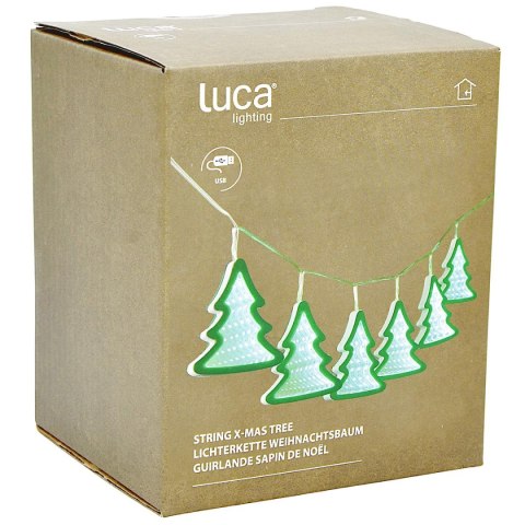 LAMPKI GIRLANDA ŚWIELTNA LED CHOINKI NA USB LUCA