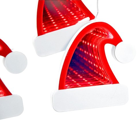 LAMPKI GIRLANDA ŚWIETLNA LED CZAPKI MIKOŁAJA NA USB LUCA