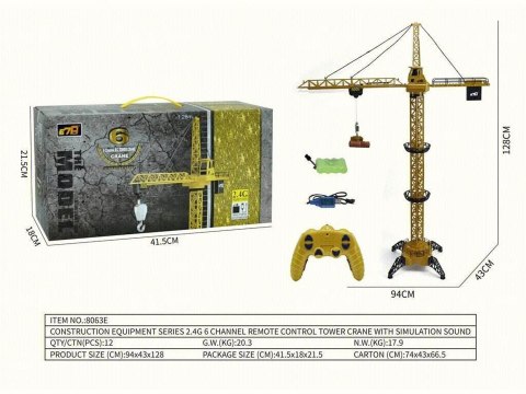 MEGA Dźwig R/C 128cm